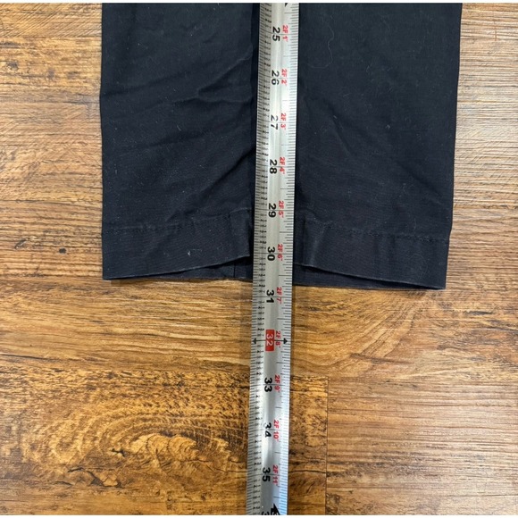 prAna Black Tucson Slim Fit Outdoor Hiking Canvas 5 Pocket Chino Pants Men 36x30 - Picture 10 of 10